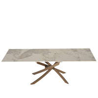 Tavolo Pegaso Pietra Patagonia Con Gambe Bronzo