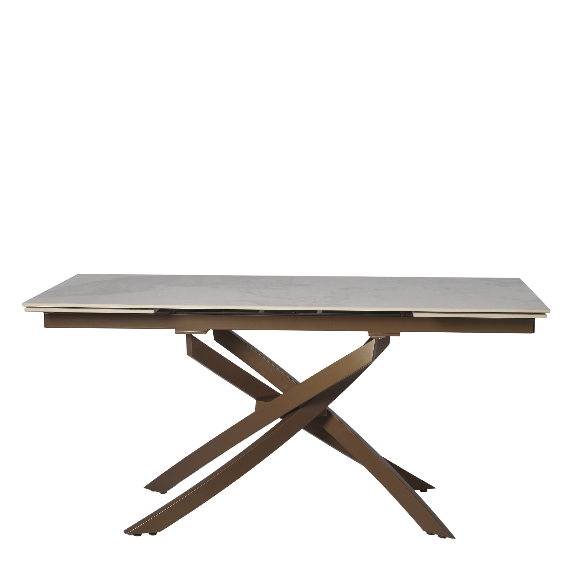 Tavolo Pegaso Pietra Patagonia Con Gambe Bronzo