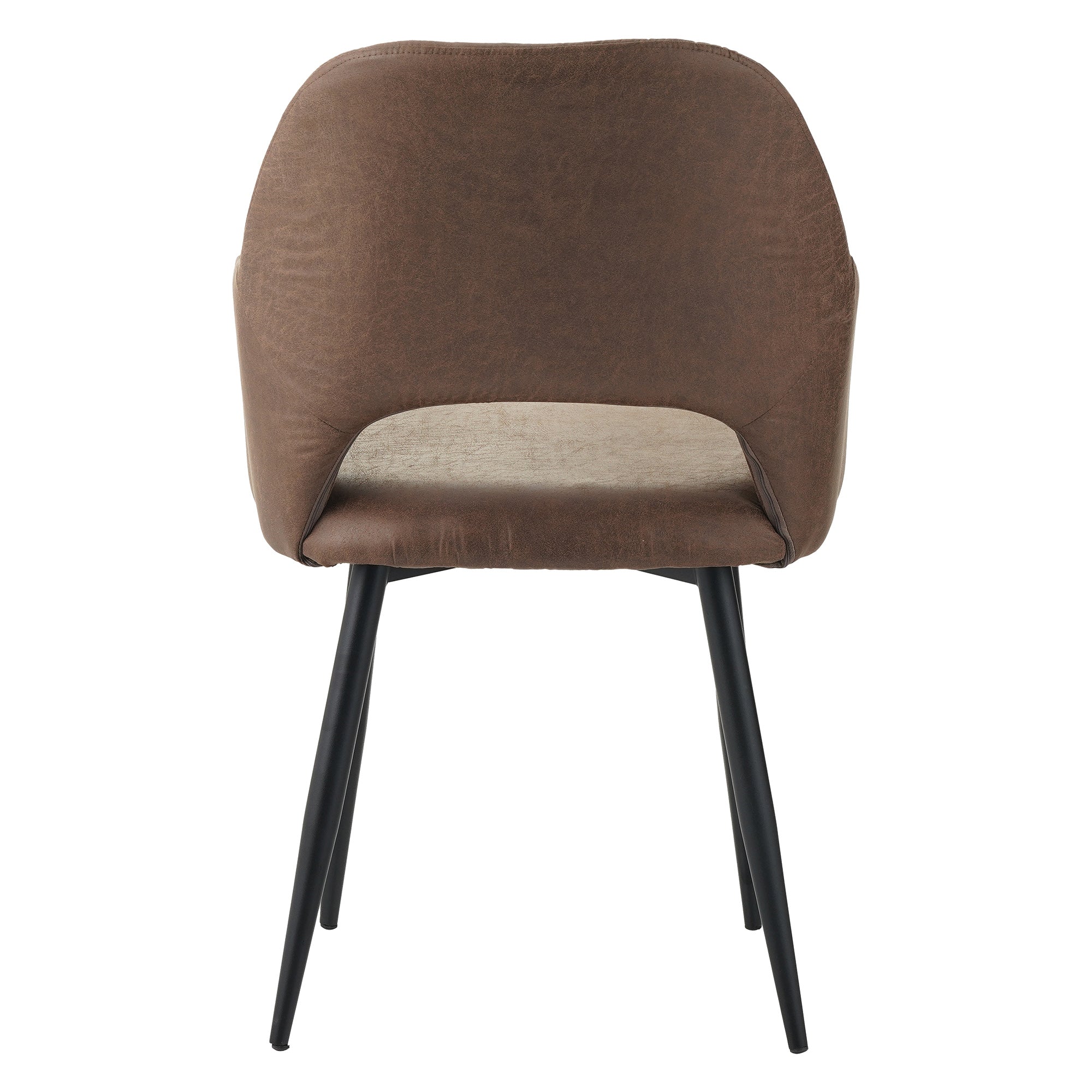 Set Da 2, Poltrona Giselle Econabuk Tortora Gambe Nere