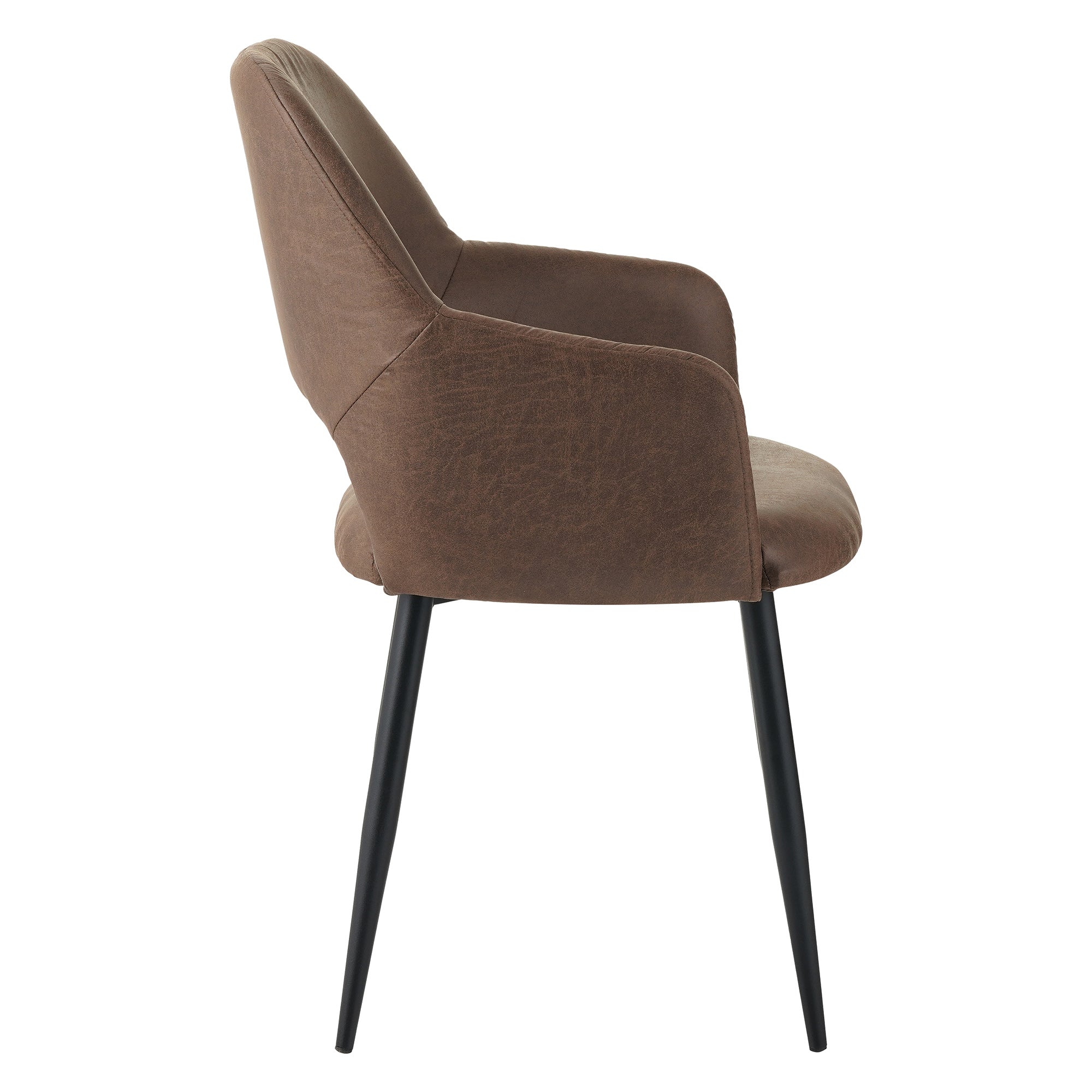 Set Da 2, Poltrona Giselle Econabuk Tortora Gambe Nere