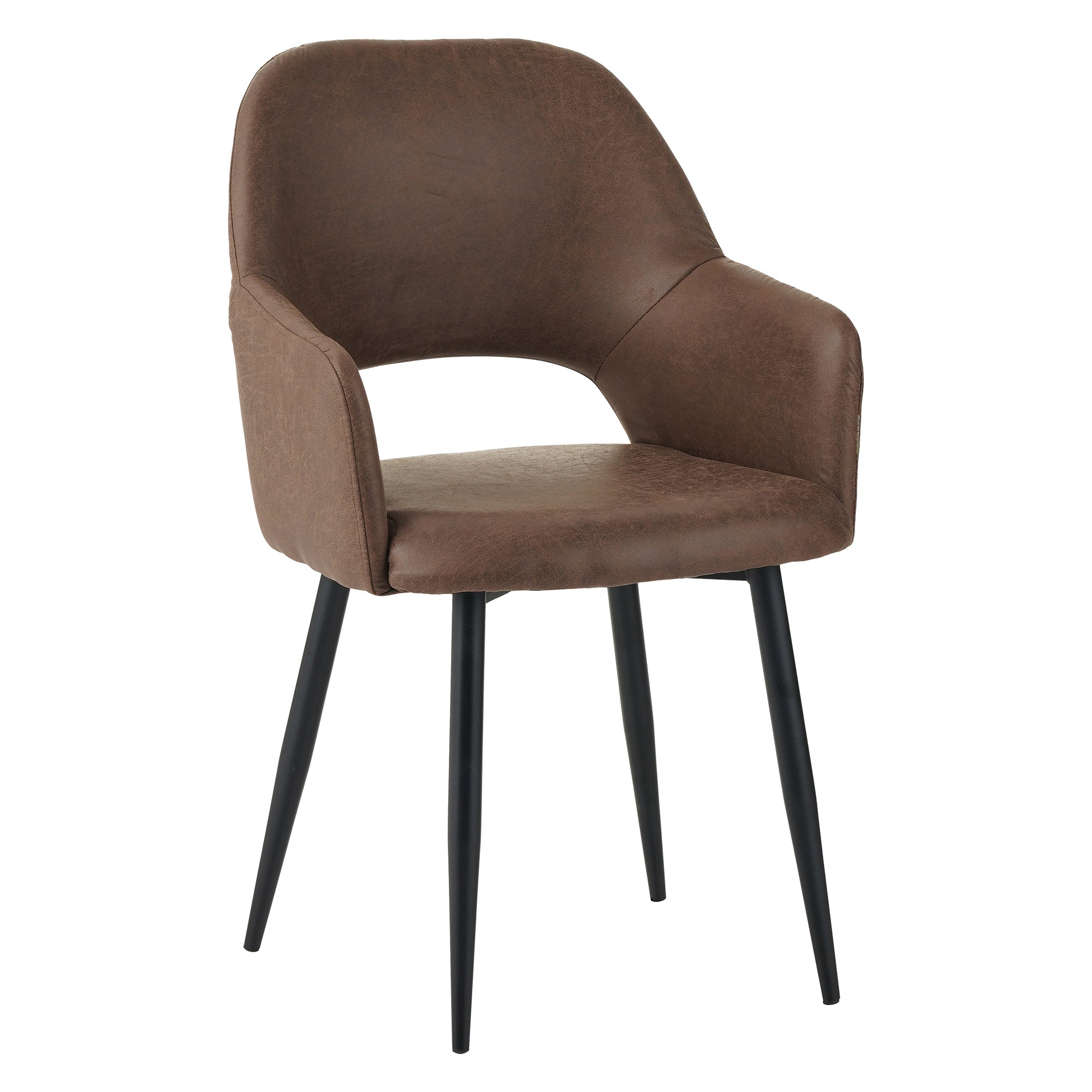 Set Da 2, Poltrona Giselle Econabuk Tortora Gambe Nere