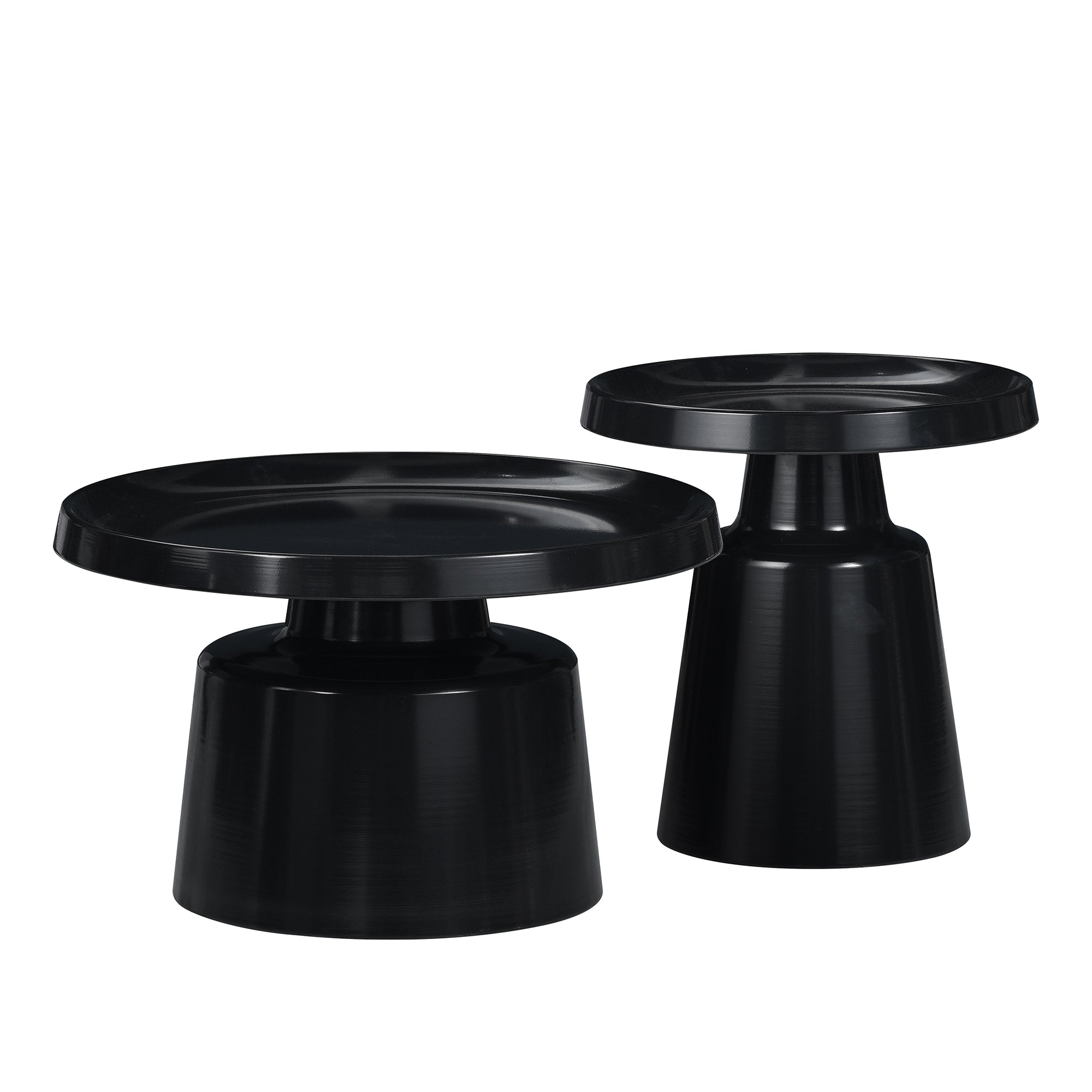 Set 2 Tavolini Altea Metallo Neri