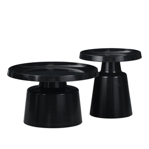 Set 2 Tavolini Altea Metallo Neri