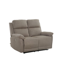 Set Eugenia Divano 3+2 Elett C/Usb Tess Tortora