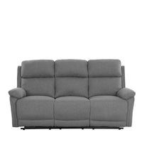 Set Eugenia Divano 3+2 Elett C/Usb Tessuto Cenere