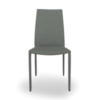 Set Da 6, Sedie Dedis Tessuto Verde Salvia