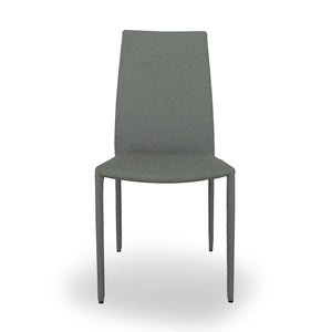 Set Da 6, Sedie Dedis Tessuto Verde Salvia