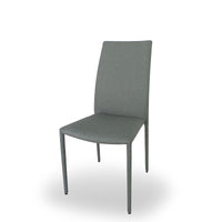 Set Da 6, Sedie Dedis Tessuto Verde Salvia