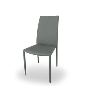 Set Da 6, Sedie Dedis Tessuto Verde Salvia