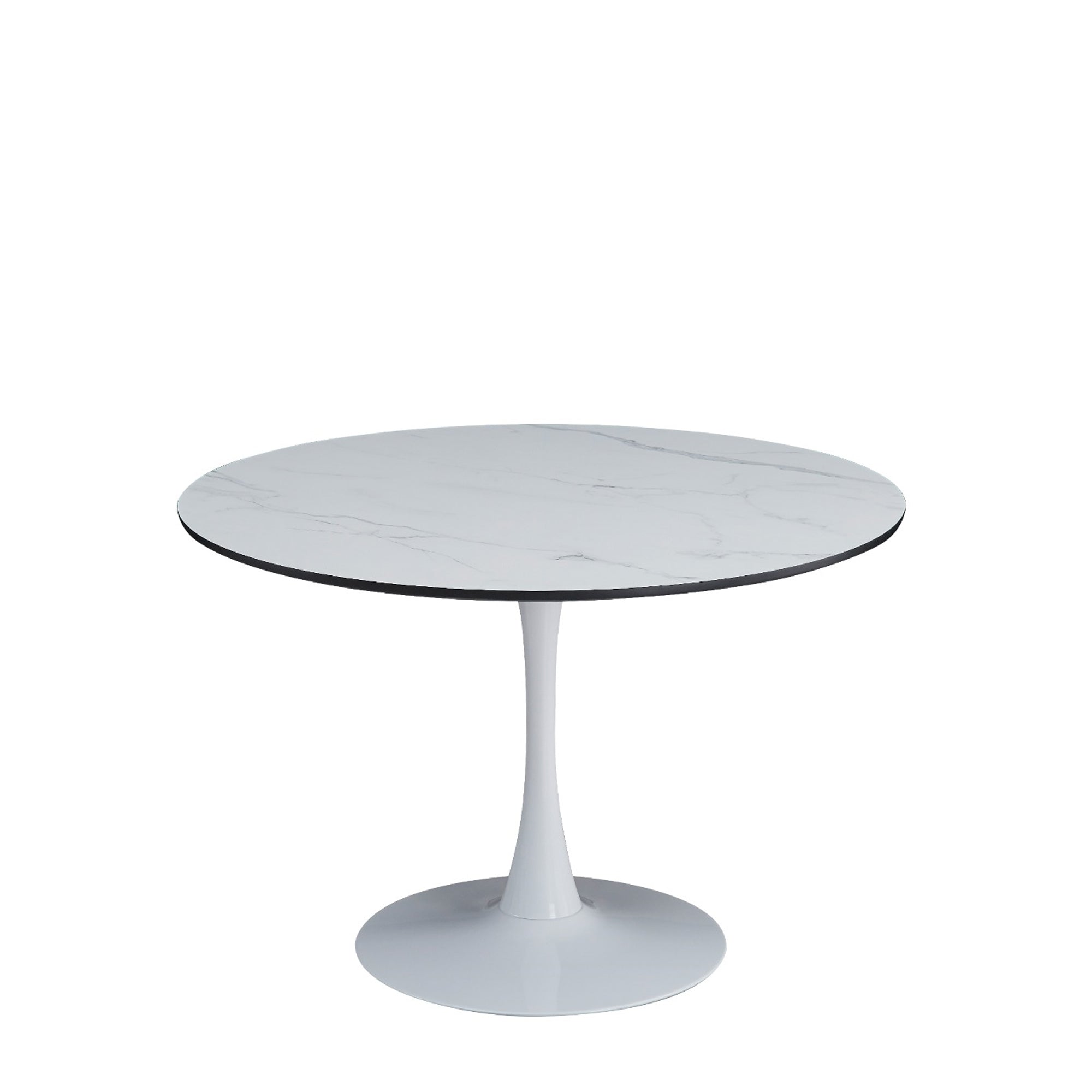 Tavolo Fusion Bianco Dia110/Gamba Nera