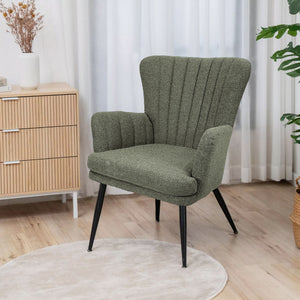 Poltrona Colibri' Tessuto Verde