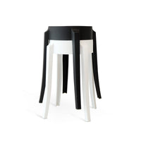 Set Da 5 Sgabello Smart Pp Nero