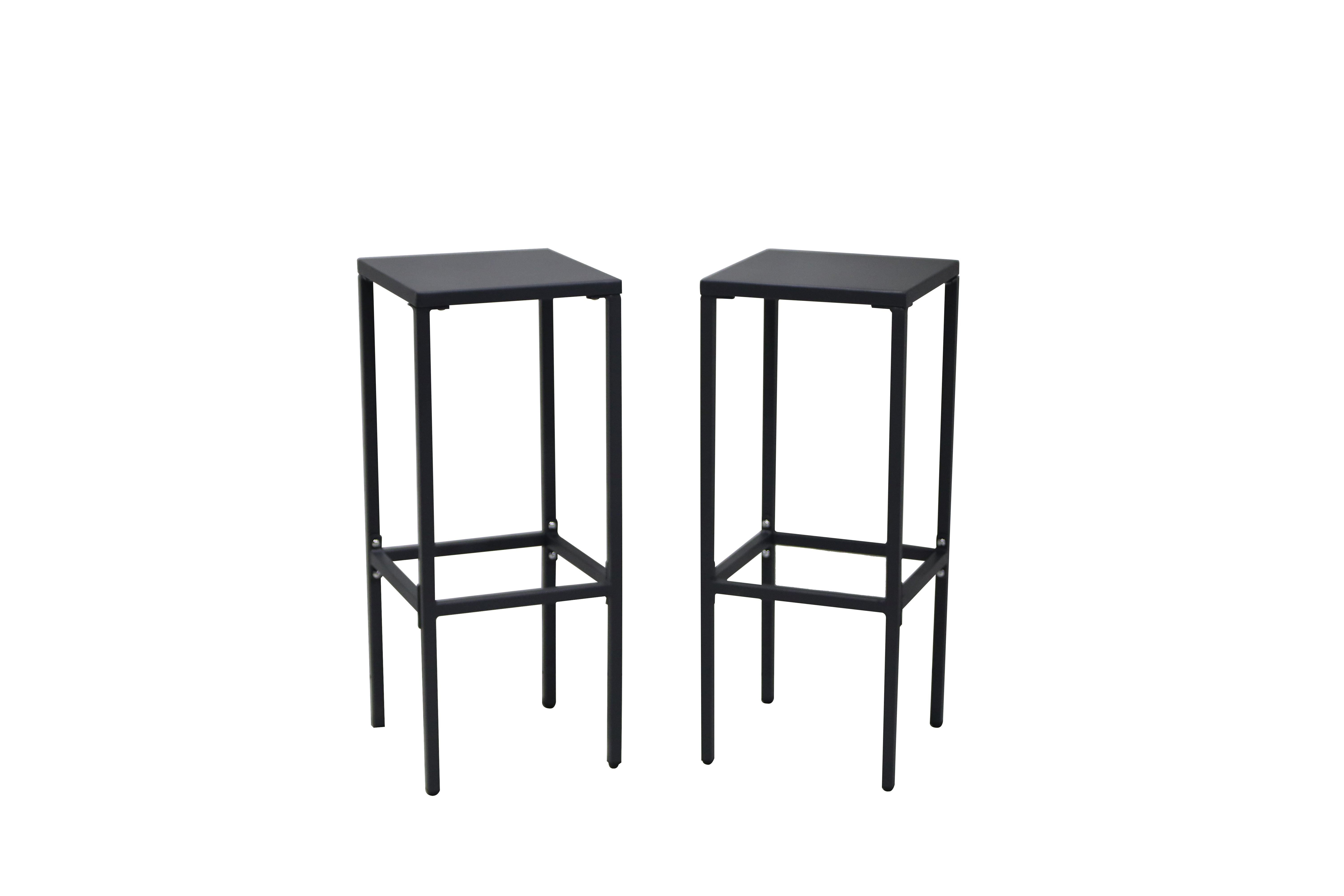 Set Da 2, Sgabello Utility Grigio