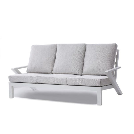 Set Malaga Divano+2Poltrone Allum. Bianco