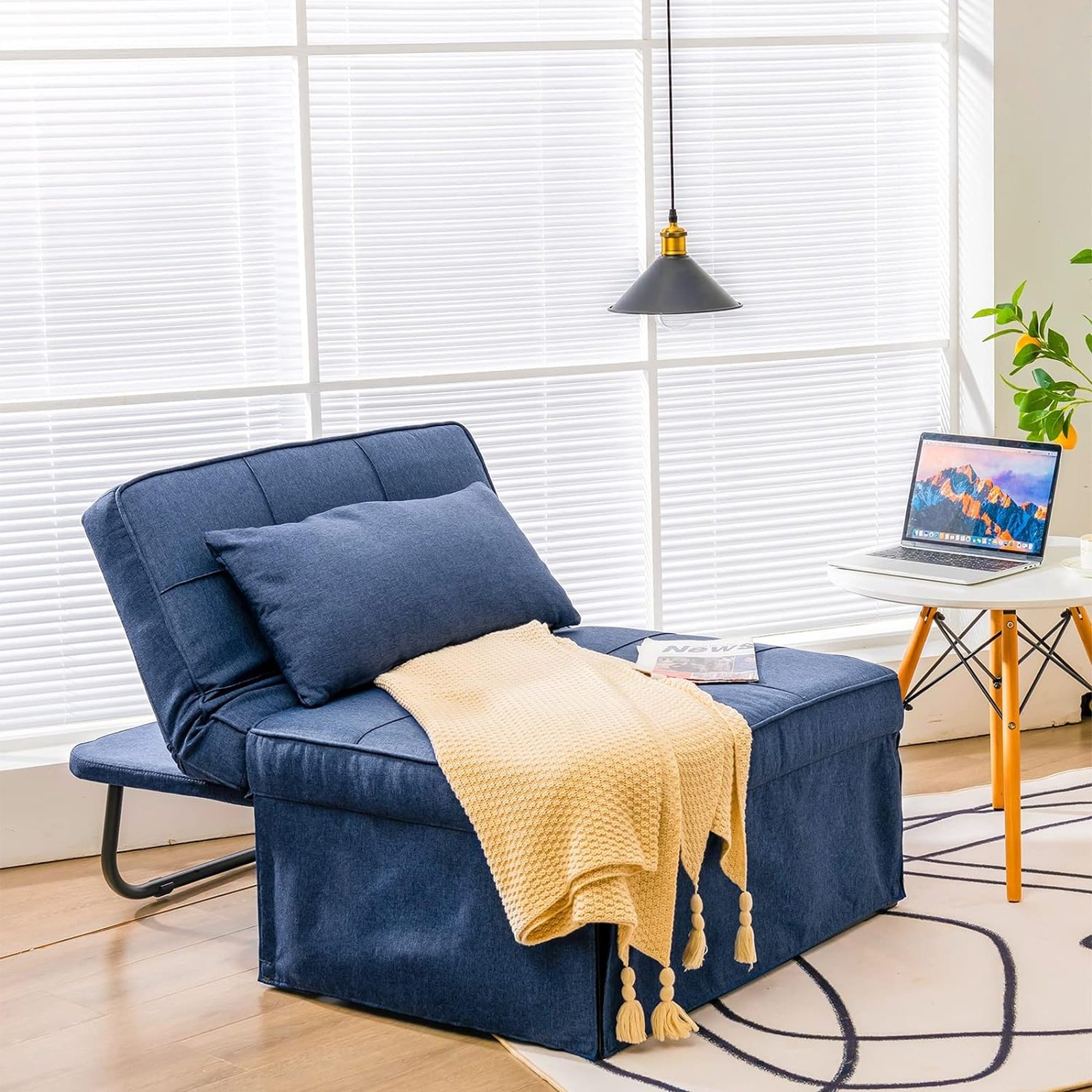 Poltrona/Letto Sharon Spigato Blu
