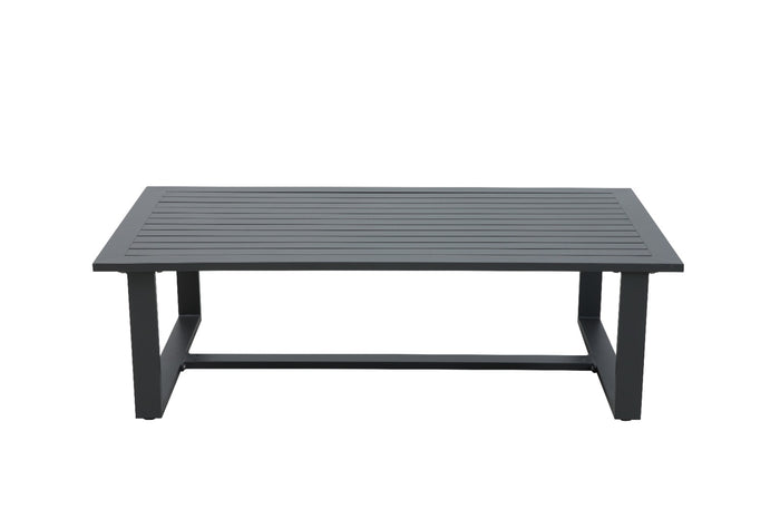 Set Lisbona Divan+2Poltr.+Tavolino Allum.Antracite