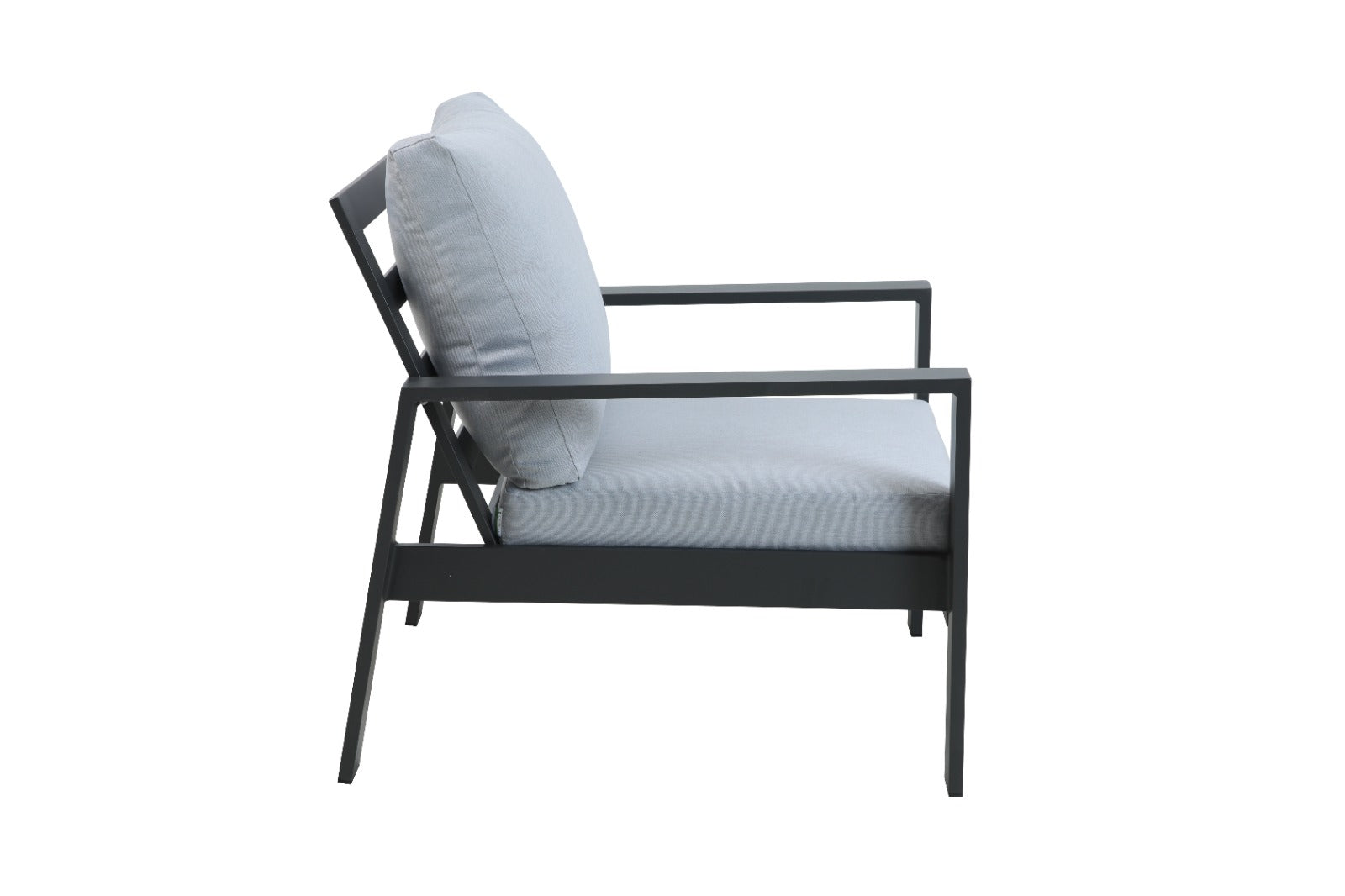 Set Lisbona Divan+2Poltr.+Tavolino Allum.Antracite