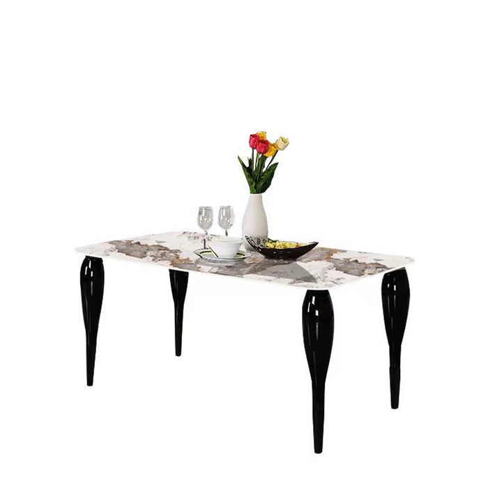 Tavolo Kasper Calacacatta Beige/Gambe Nere