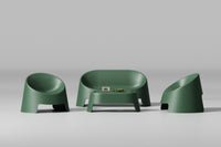 Set Corfu In Polipropilene Verde Inglese