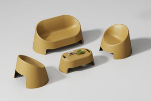 Set Corfu In Polipropilene Ambra