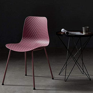 Set Da 4, Sedia Eden Malva In Pp E Gambe In Metallo 