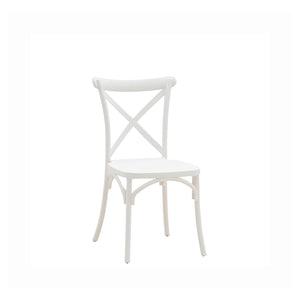 Set Da 4, Sedia New Cross In Polipropilene Bianca