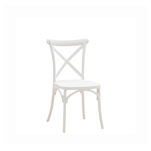 Set Da 4, Sedia New Cross In Polipropilene Bianca