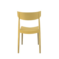 Set Da, 4 Sedia Cordoba In Polipropilene Senape Per Soggiorno, Cucina E Arredo Bar