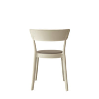 Set Da 6, Sedie Olivia Bianca C/Cuscino Grigio Chiaro