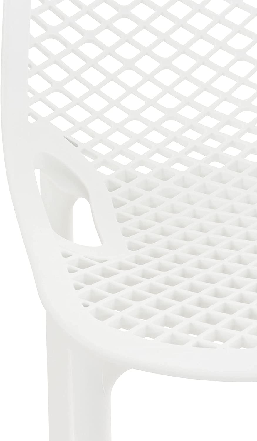 Set Da 4, Sgabello Braga Polipropilene Bianco