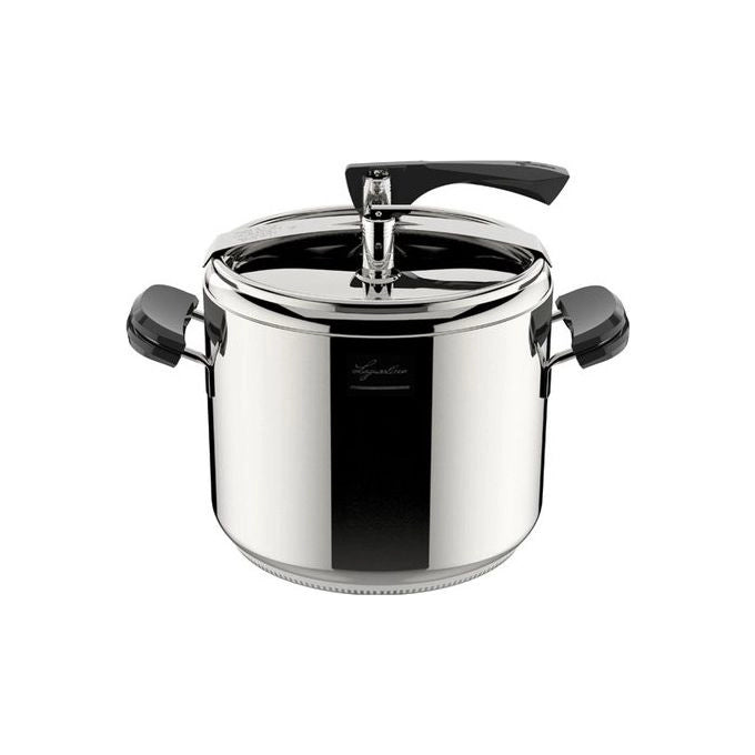 Lagostina 8900547896 Classica Lagofusion Pentola a Pressione Acciaio Inox 18-10 12 L 26 cm 5 Sistemi di Sicurezza
