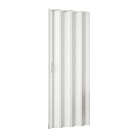Porta a Soffietto Scorrevole in Pvc da Interno 82x210 cm Bianco