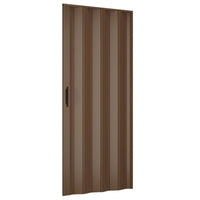 Porta a Soffietto Scorrevole in Pvc da Interno 82x210 cm Avorio