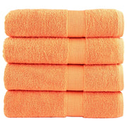 Asciugamani da Bagno SOLUND 2 pz Verdi 100x150 cm 600 g/mÂ²