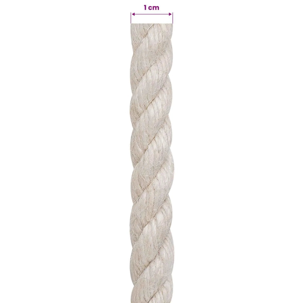 Corda di Juta 10 Bianco 100% juta Tossa