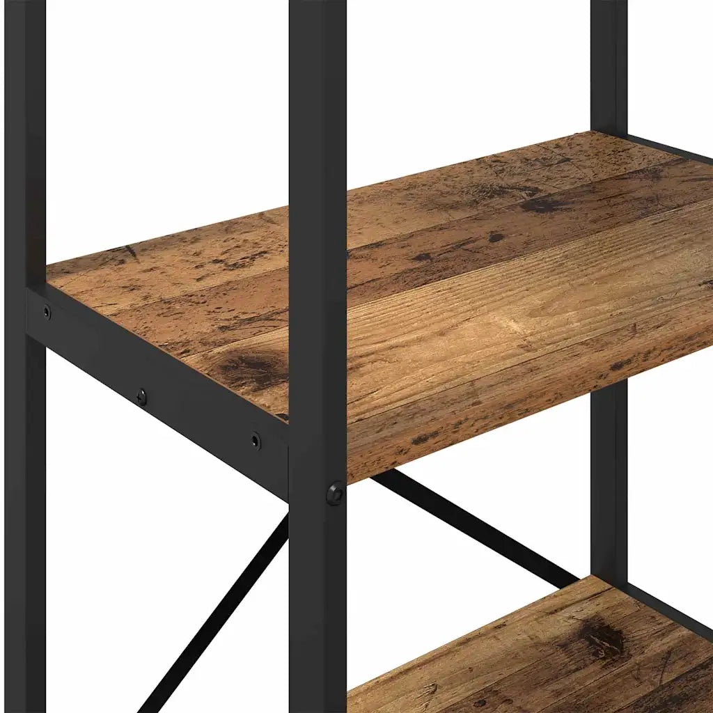 Libreria-Scaffale per Libri-Mobile di Stoccaggio Legno vecchio 56 x 34 x 96 cm Legno multistrato