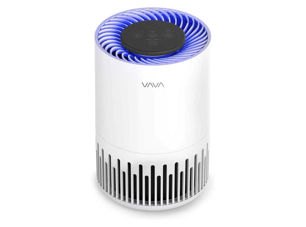 Purificatore Aria VAVA Silenzioso con Filtro HEPA e Carboni Attivi Luce Notturna Ideale per Allergie Animali e Polvere - VA-EE014