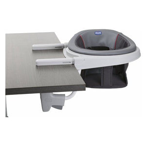 Chicco 00087057850000 seggiolone sedia da tavolo per bambino da aggancio seduta imbottita grigio