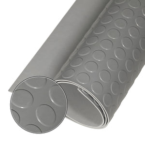1mt x 20mt Pavimento antiscivolo bolflex bullonato copripavimento bollato in pvc 1,2mm - GRIGIO CHIARO