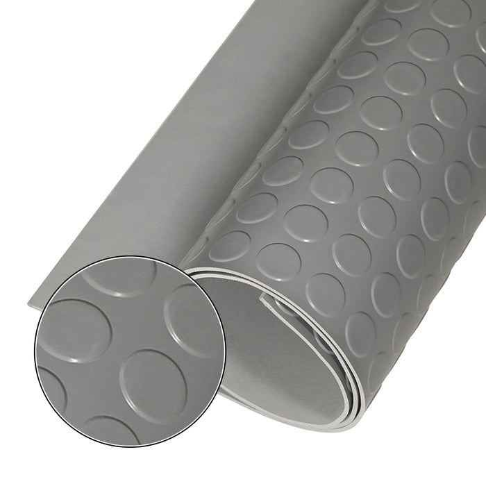 1mt x 20mt Pavimento antiscivolo bolflex bullonato copripavimento bollato in pvc 1,2mm - GRIGIO CHIARO