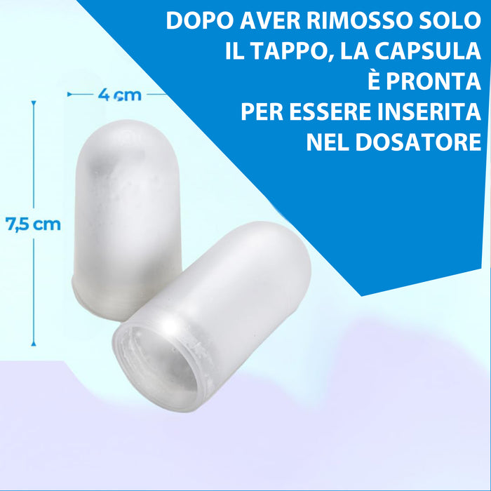SOLEILUX Cartucce Polifosfati per Caldaia Ricarica Universale da 12 Pastiglie di Polvere Concentrata per Filtrazione Acqua - Funge da Anticalcare e Anticorrosivo