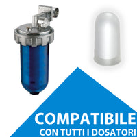 SOLEILUX Cartucce Polifosfati per Caldaia Ricarica Universale da 12 Pastiglie di Polvere Concentrata per Filtrazione Acqua - Funge da Anticalcare e Anticorrosivo