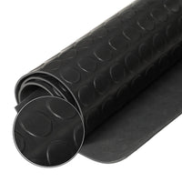 1mt x 20mt Pavimento antiscivolo bolflex bullonato copripavimento bollato in pvc 1,2mm - NERO