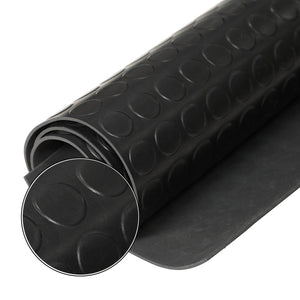 1mt x 20mt Pavimento antiscivolo bolflex bullonato copripavimento bollato in pvc 1,2mm - NERO
