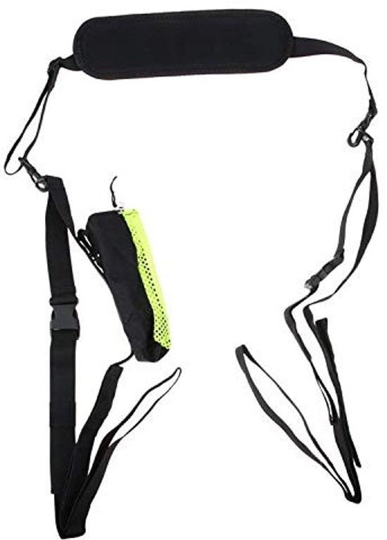 Draagriem Verstelbaar per SUP - Draagriem per Kano - Draagriem per Surfplank - Draagriem per Longboard - Fermostra con Nylon resistente, con Tasca per Remo/Pedello - Fermostra per Paddleboard