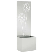 Schermo per privacy in giardino Argento 50 x 32 x 150 cm 876439