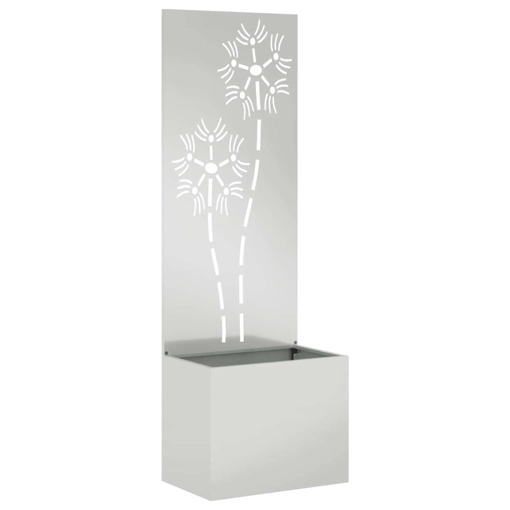 Schermo per privacy in giardino Argento 50 x 32 x 150 cm 876439