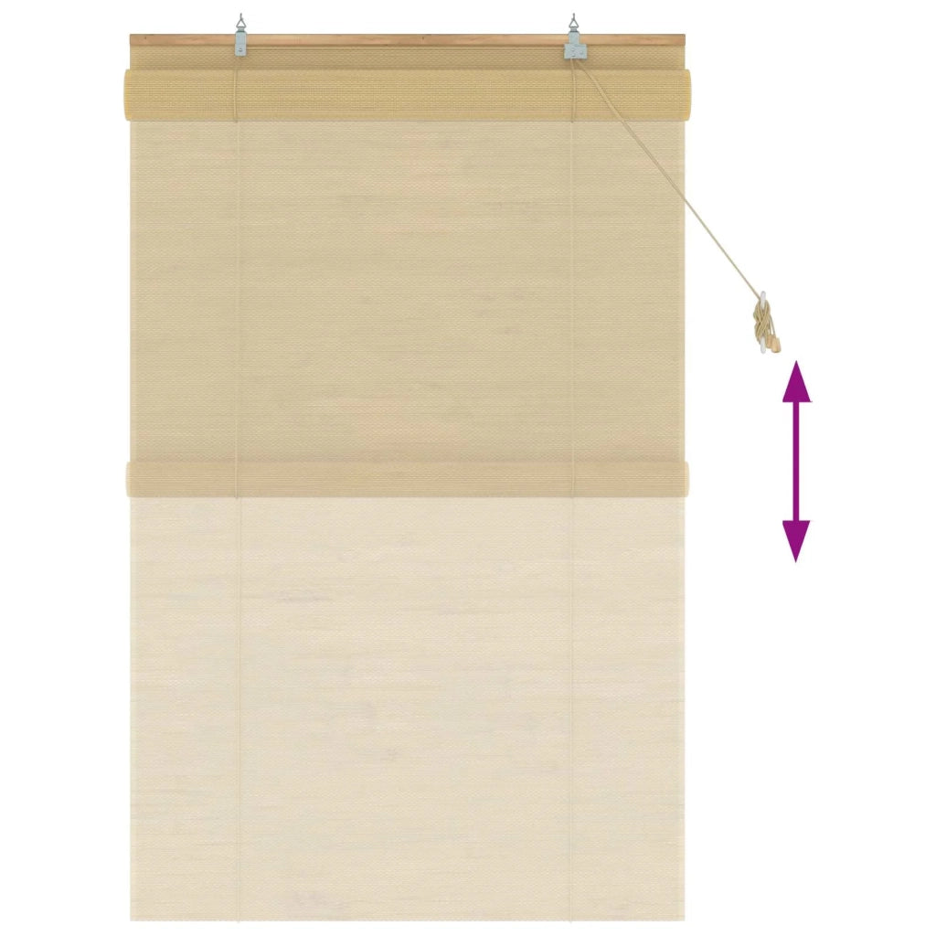 Tenda a rullo Naturale 110 x 160 cm Bambù 42040566