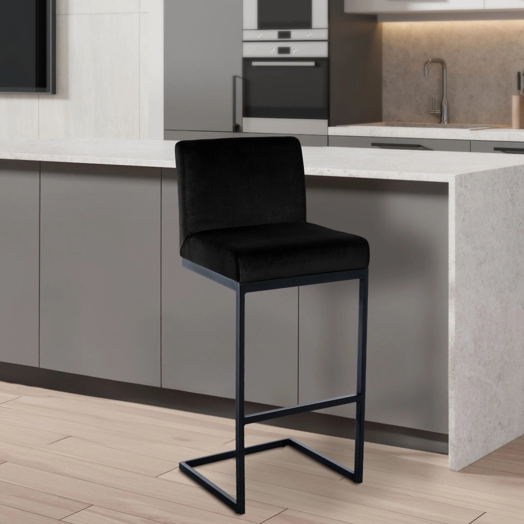 Sgabello da bar Hopewell velluto B 3