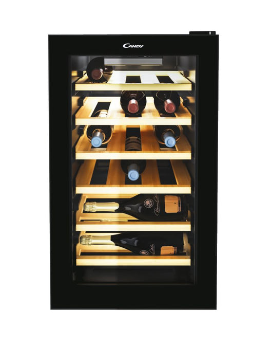 Candy divino cwcel 210/n cantinetta vino con compressore libera installazione nero 21 bottiglia/bottiglie - 34004513